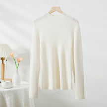 Women's Merino Wool Turtleneck Sweater — View 8