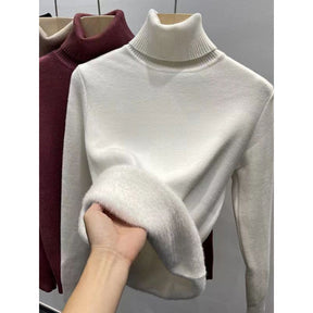 Women's Mock Neck Sweater — View 3