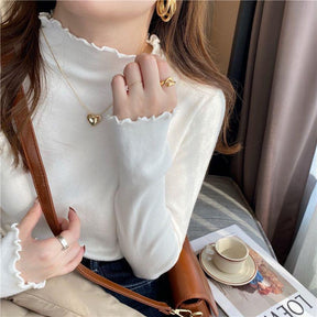 Women's Fitted Mock Neck Top — View 6