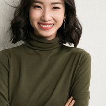Women's Fitted Turtleneck Sweater — View 6