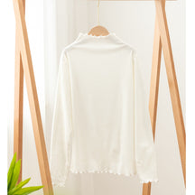 Women's Long Sleeve Mock Neck Top — View 9