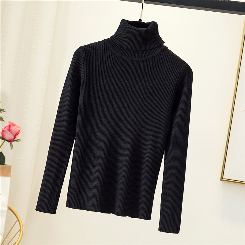 Women's Fitted Turtleneck Sweater — View 3