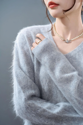 Women's Cashmere Sweater — View 10