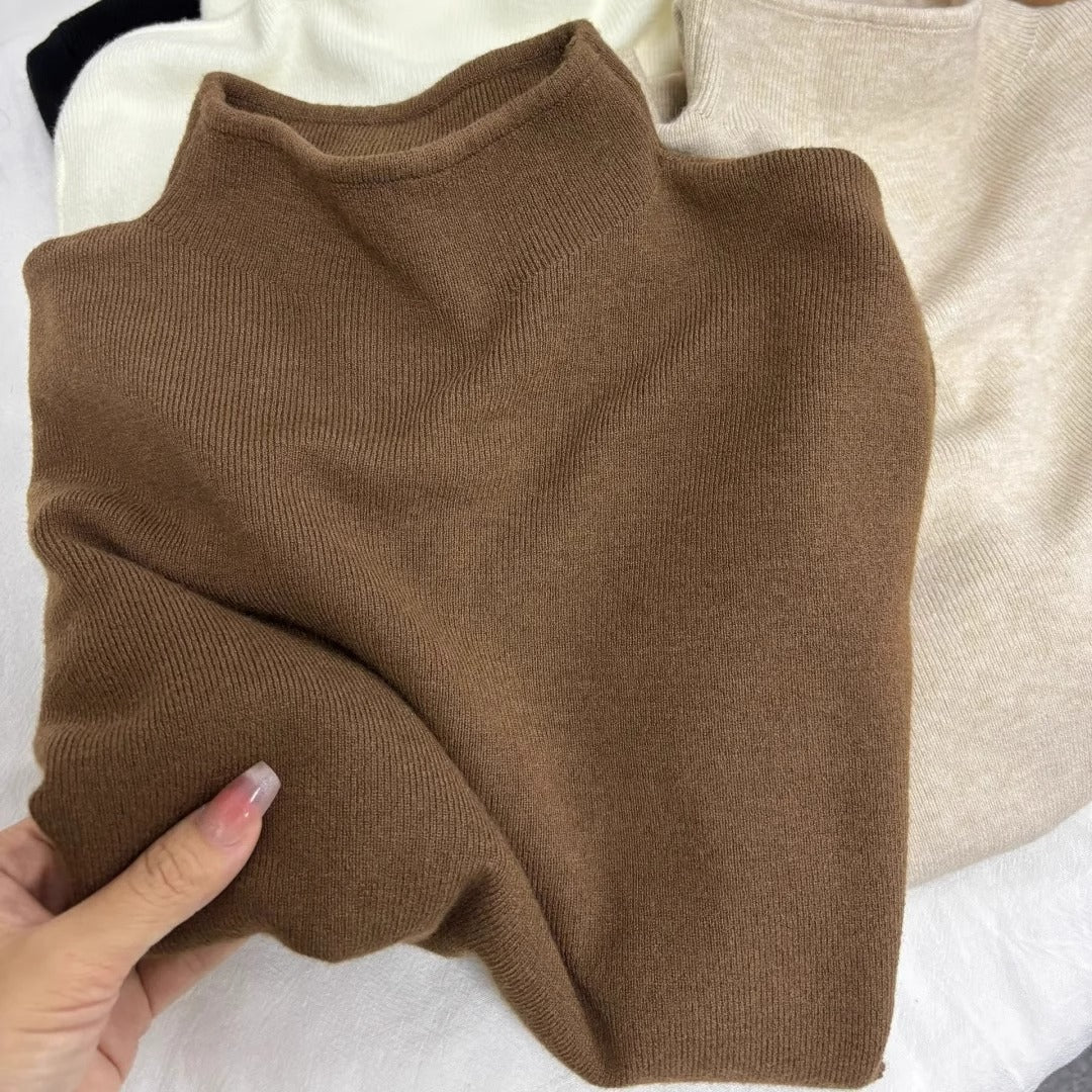 Women's Mock Neck Sweater — View 7