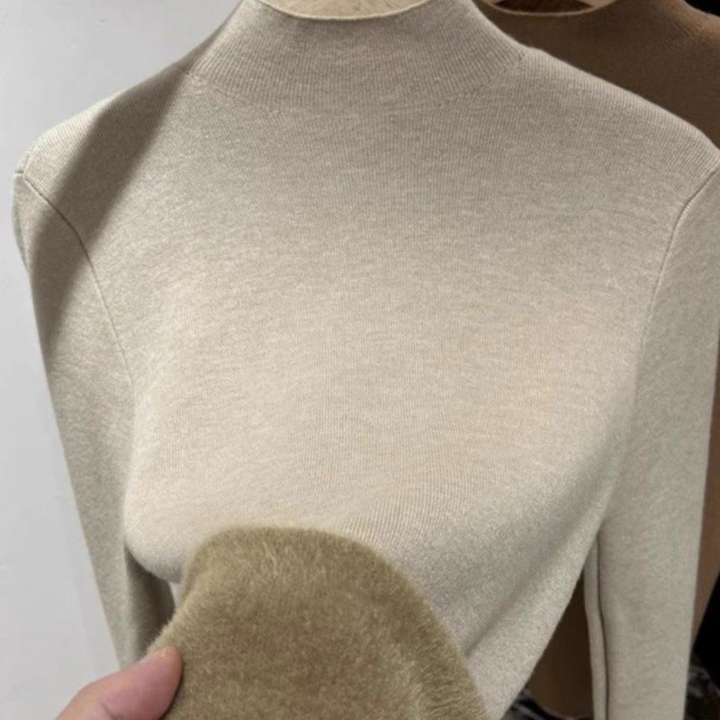 Women's Mock Neck Sweater — View 3