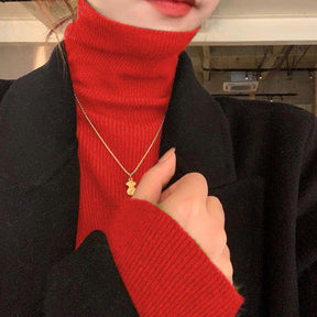 Women's Mock Neck Sweater — View 10