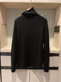 Women's Wool Mock Neck Sweater — View 7