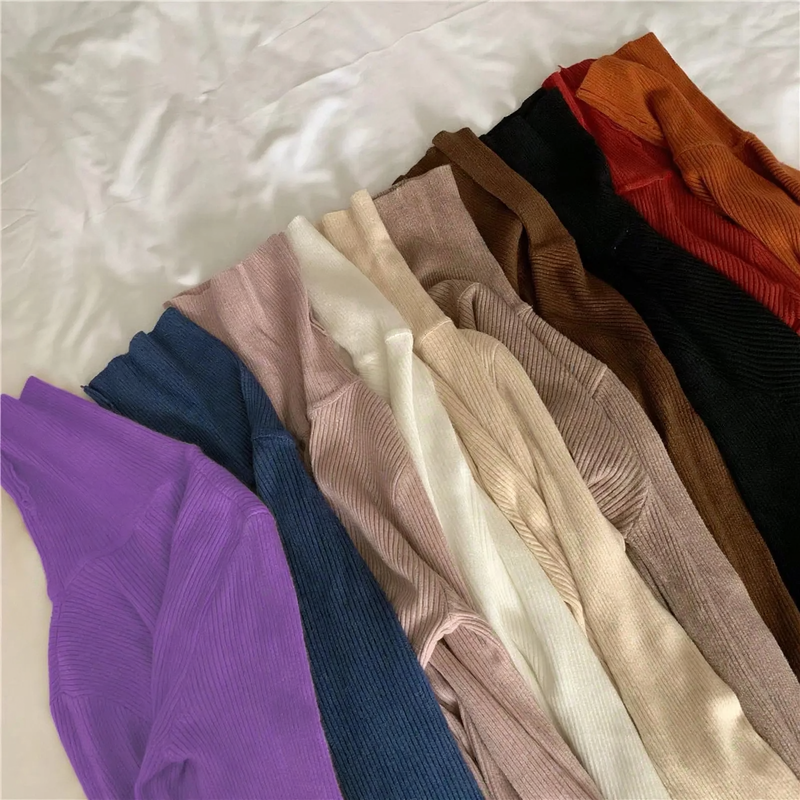 Women's Fitted Turtleneck Sweater — View 10