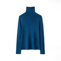 Women's Merino Wool Turtleneck Sweater — View 6