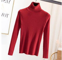 Women's Fitted Turtleneck Sweater — View 1