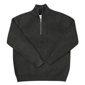 Women's Wool Blend Half Zip Sweater — View 4