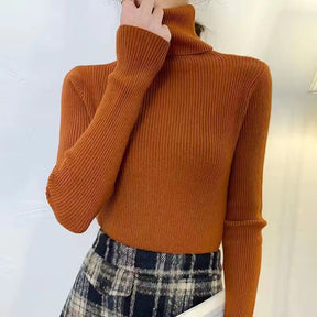 Women's Fitted Turtleneck Sweater — View 4