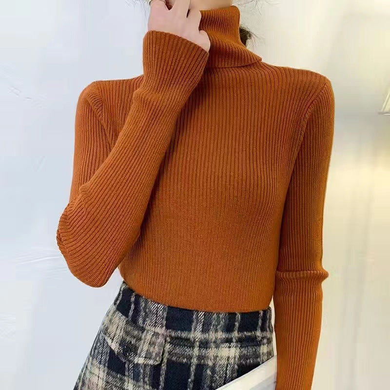 Women's Fitted Turtleneck Sweater — View 4