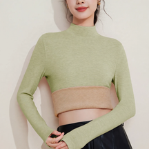 Women's Mock Neck Top — View 6