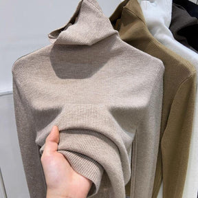 Women's Mock Neck Sweater — View 4