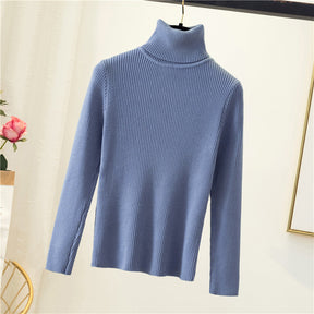 Women's Fitted Turtleneck Sweater — View 8