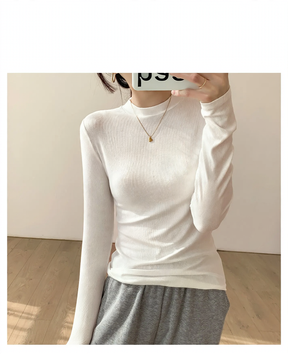 Women's Mock Neck Top — View 9