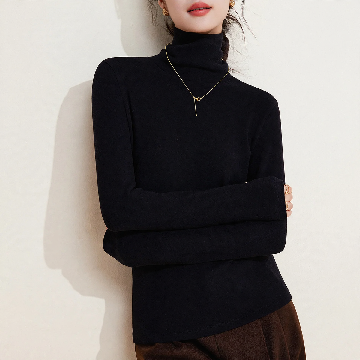Women's Turtleneck Sweater — View 2