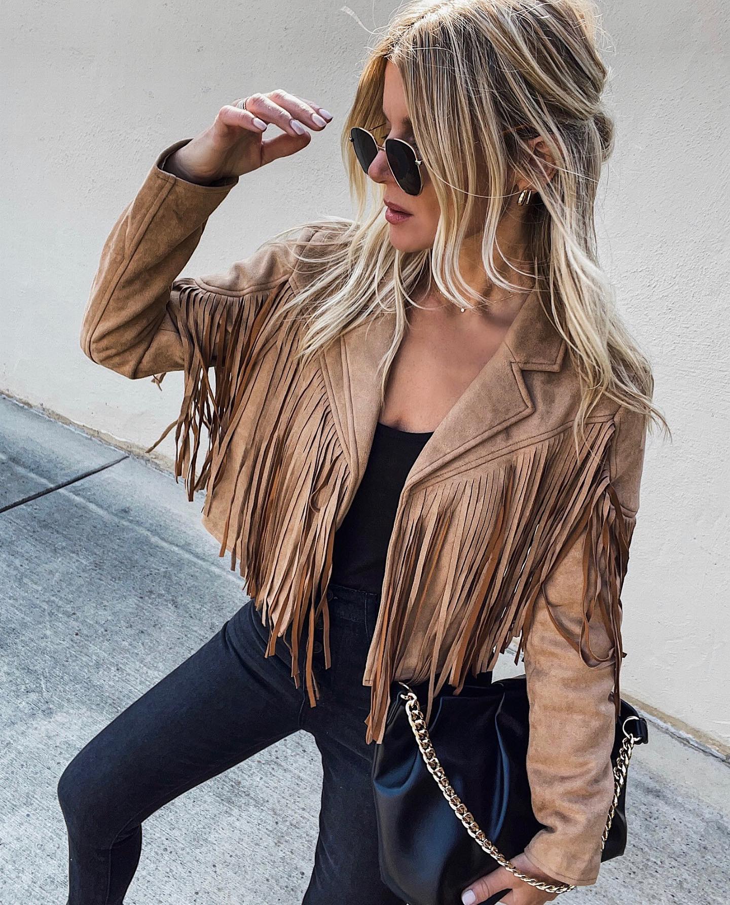 Women's Suede Look Jacket — View 2
