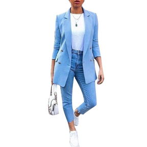 Women's Long Sleeve Blazer — View 2