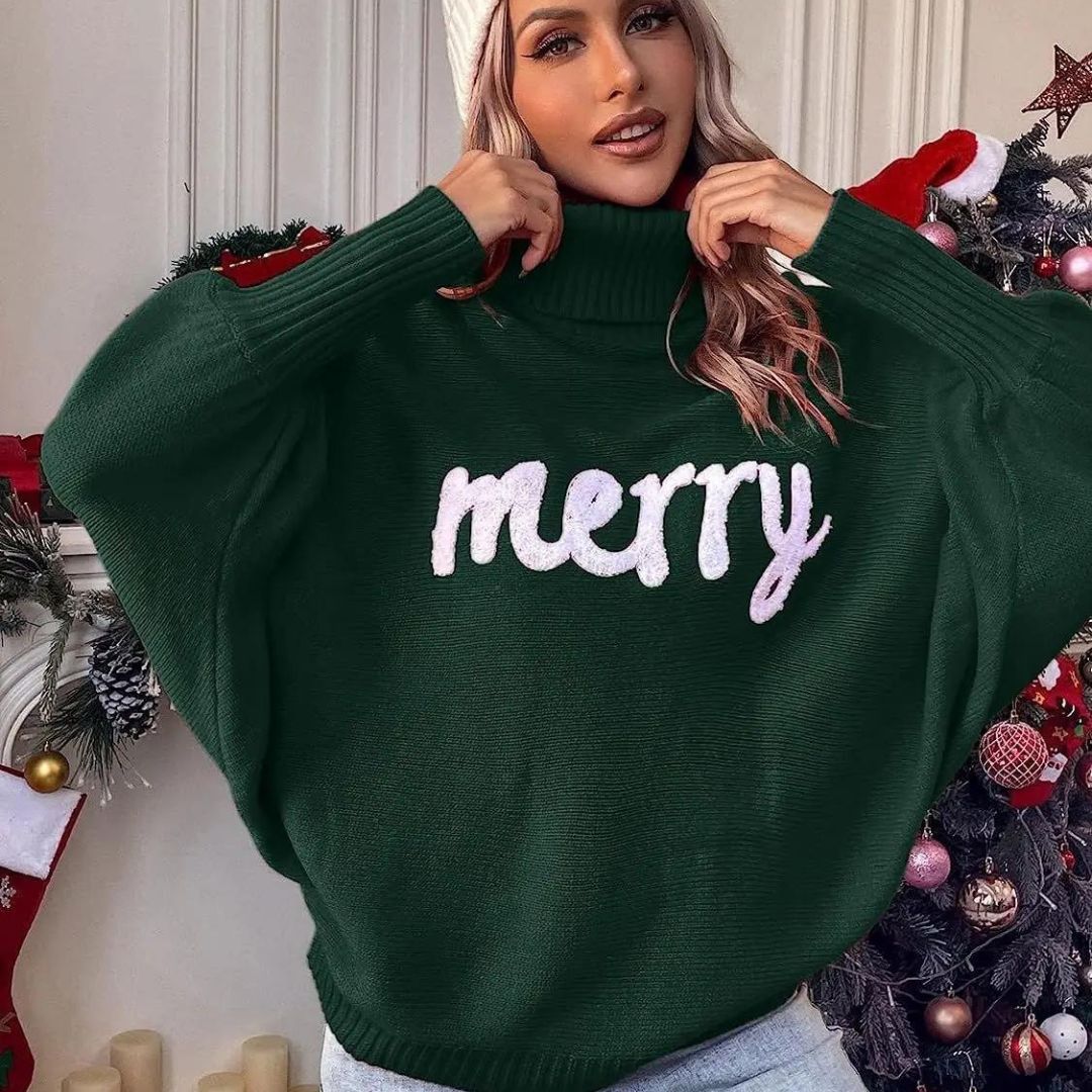 Women's Turtleneck Sweater — View 5
