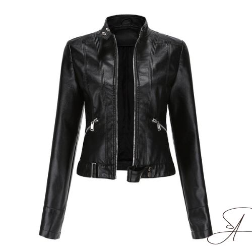 Women's Faux Leather Jacket — View 1