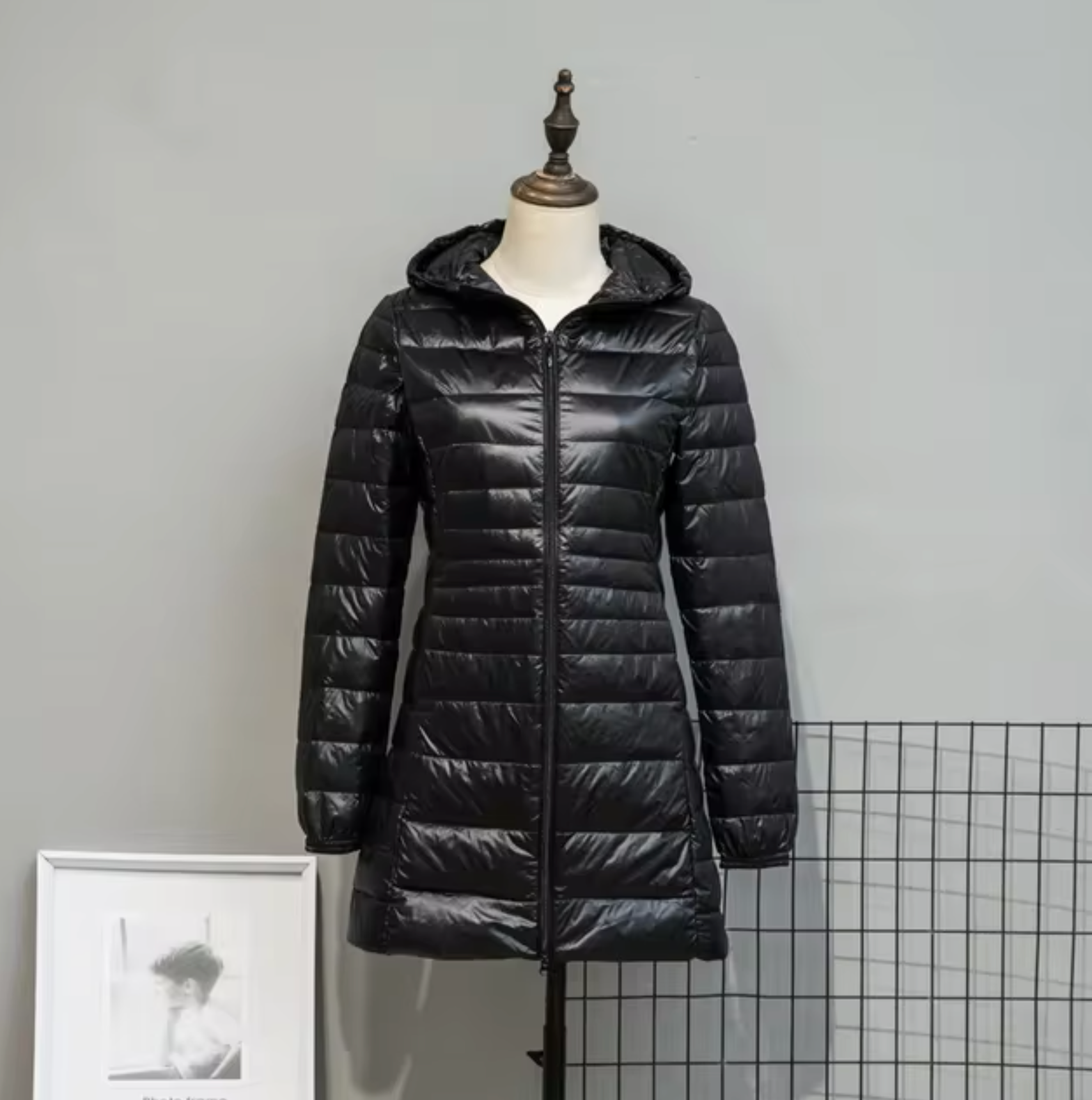 Women's Hooded Puffer Coat — View 1