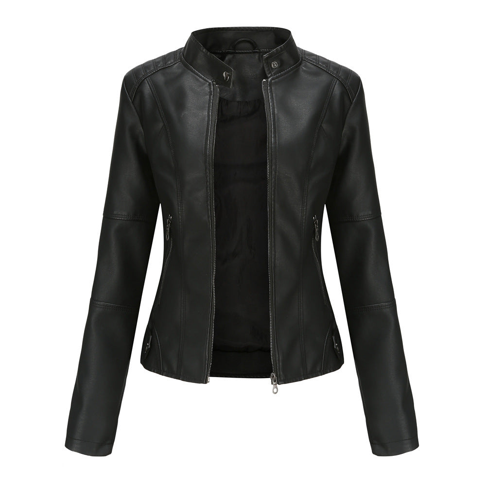 Women's Leather Look Jacket — View 2