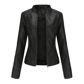 Women's Leather Look Jacket — View 2