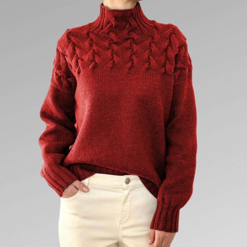 Women's Turtleneck Sweater — View 6
