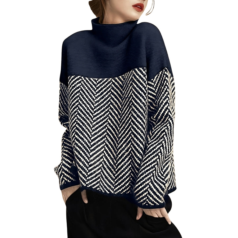 Women's Wool Turtleneck Sweater — View 2