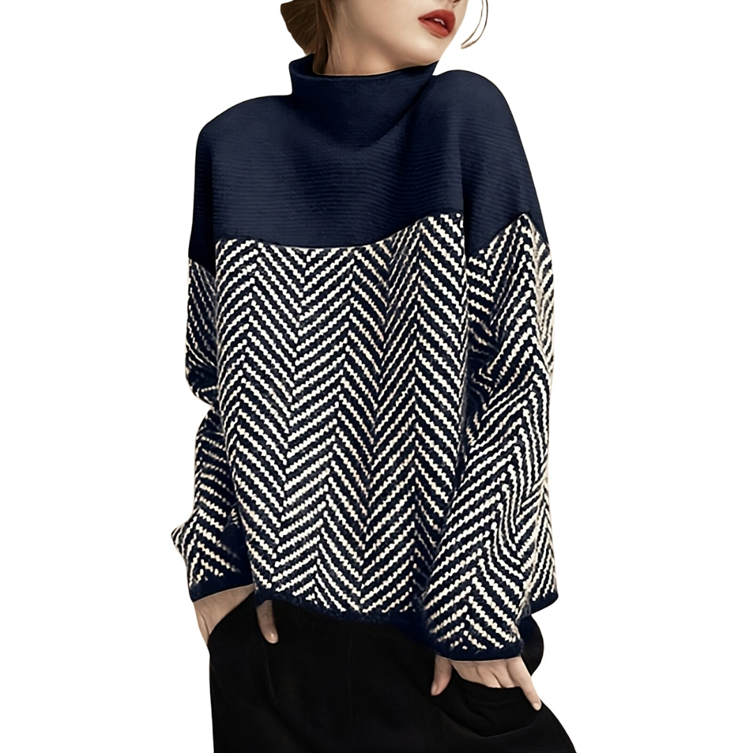 Women's Wool Turtleneck Sweater — View 2