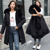 Women's Wool Hooded Longline Coat — View 1