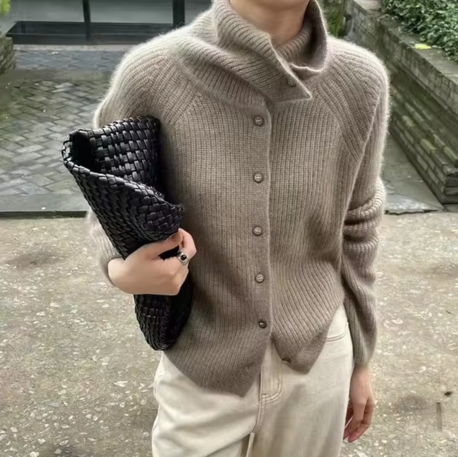 Women's Cashmere Turtleneck Sweater — View 1