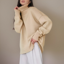 Women's Turtleneck Sweater — View 3