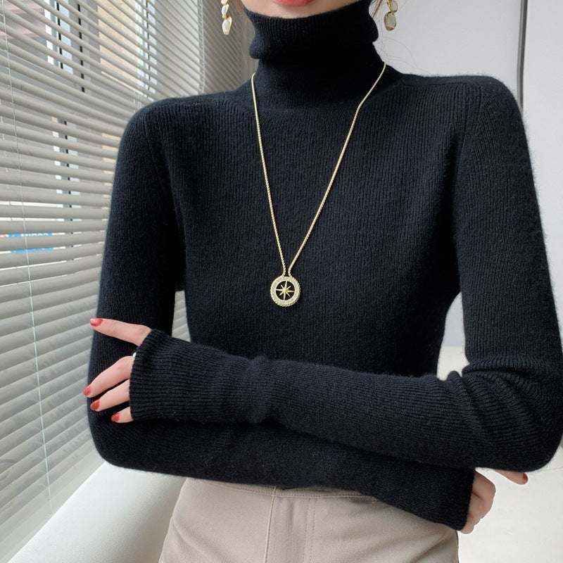Women's Mock Neck Sweater — View 1