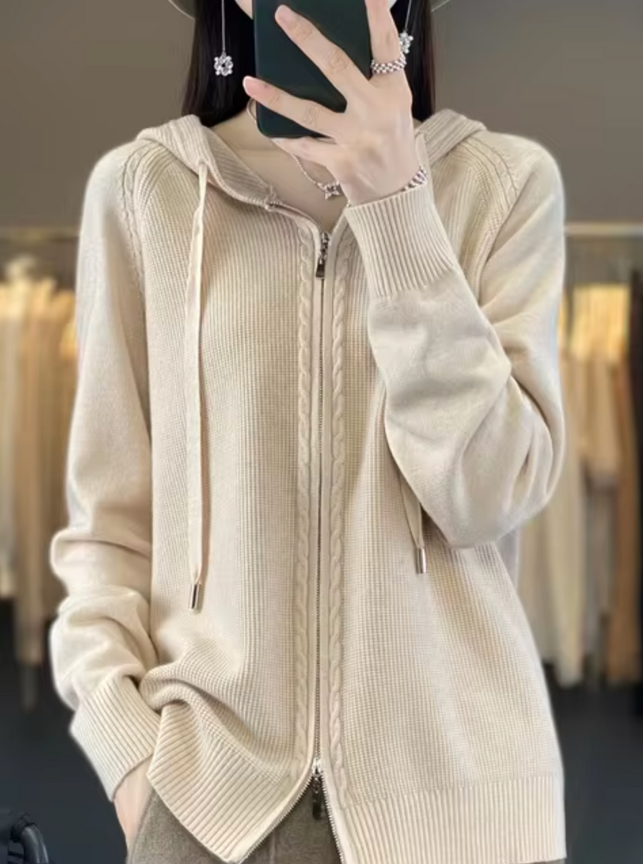 Women's Hooded Cardigan — View 1