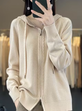 Women's Hooded Cardigan — View 1