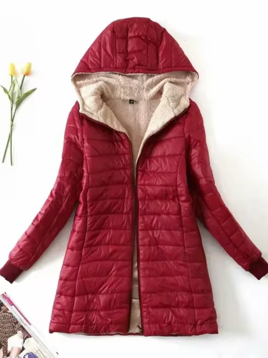 Women's Hooded Teddy Coat — View 1