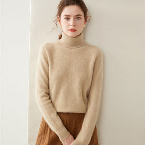 Women's Wool Turtleneck Sweater — View 6