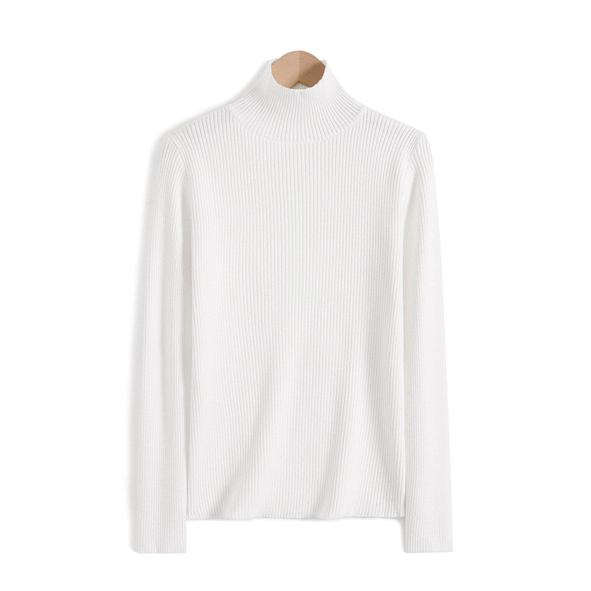 Women's Fitted Mock Neck Sweater — View 11