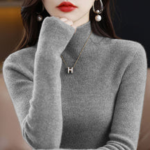 Women's Mock Neck Sweater — View 10