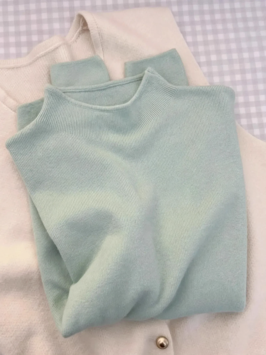 Women's Mock Neck Sweater — View 11