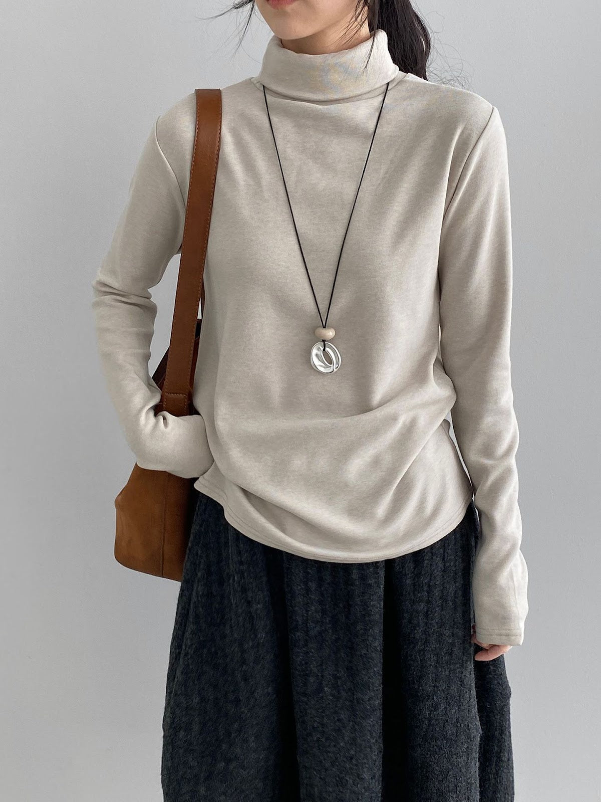 Women's Mock Neck Sweater — View 10
