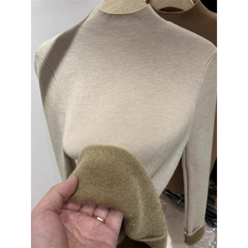 Women's Mock Neck Sweater — View 1