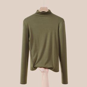 Women's Long Sleeve Turtleneck Sweater — View 4