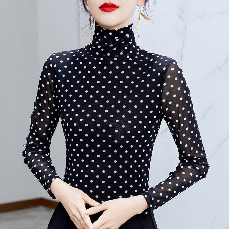 Women's Mock Neck Top — View 4