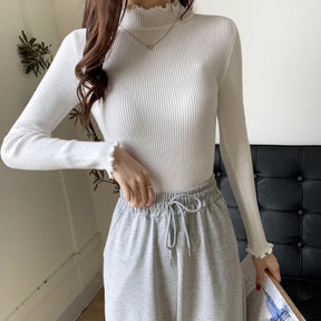 Women's Mock Neck Sweater — View 10