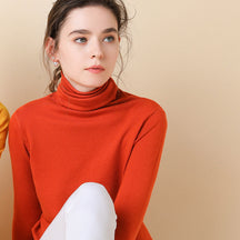 Women's Geometric Mock Neck Sweater — View 9
