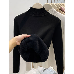 Women's Mock Neck Sweater — View 5